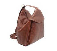 VISCONTI Leather Backpack Style 01721 Brown