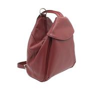 VISCONTI Leather Backpack Style 01721 Red