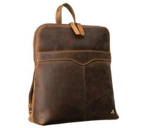 Visconti Leather Mila Backpack S44 Havana Tan