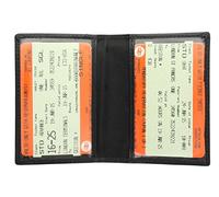 VISCONTI Leather Oyster Card/Travel Pass Holder TC1TC Black
