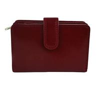 Visconti Leather Womens Purse/Wallet Monza Collection - Red