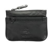 Visconti Leather Zip Top Coin Purse/Keycase CP3 Black