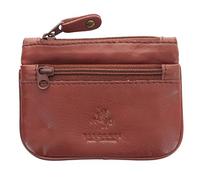 Visconti Leather Zip Top Coin Purse/Keycase CP3 Brown
