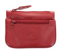Visconti Leather Zip Top Coin Purse/Keycase CP3 Red