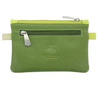 Visconti Leather Zip Top Cora Coin Purse with Keyring CP2a Lime Multi