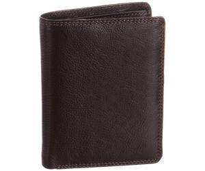 Visconti Men's Brixton Leather Wallet Chocolate HT11