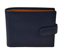 Visconti Mens Leather Tabbed Stylish Bifold Wallet Parma Collection Gift Box Paisley