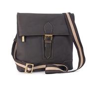 VISCONTI - Men's Small Leather Messenger Bag - Crossbody Bag With Adjustable Shoulder Strap - Fits Tablet and A5 Notebooks - 16058 - Oil Brown