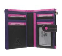 VISCONTI Mimi Collection Malibu Multicoloured Leather Purse M87 Black Multi