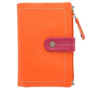 VISCONTI Mimi Collection Malibu Multicoloured Leather Purse M87 Orange Multi