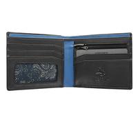VISCONTI Parma Collection Pablo Two Tone Gents Leather Bi-Fold Wallet RFID Blocking PM101 Black/Cobalt