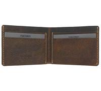 VISCONTI Raw Collection Dollar Unlined Leather Wallet RW49 Oil Tan