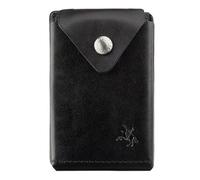 VISCONTI Raw Collection Hiroto Leather Micro Card/Cash Wallet RW54 Black