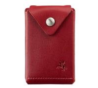 VISCONTI Raw Collection Hiroto Leather Micro Card/Cash Wallet RW54 Red