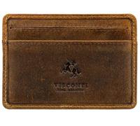 VISCONTI Reese Slim Leather Card Holder VSL66 Oil Tan