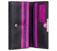 VISCONTI Rio Ladies Soft Leather Purse Black, Purple, Berry, RFID Blocking, R11