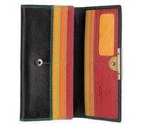 VISCONTI Rio Ladies Soft Leather Purse Black/Rhumba, RFID Blocking, R11