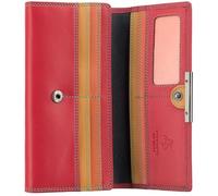 VISCONTI Rio Ladies Soft Leather Purse Red/Rhumba, RFID Blocking R11