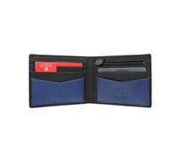 Visconti Slim Collection Sword Leather Wallet with RFID Protection VSL20 Black/Cobalt