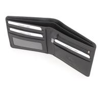 VISCONTI - Small Genuine Leather Bifold RFID Wallet - Shield 707 Black | Men's RFID Protected Slim Wallet, 6 Credit-Card Slots, Notes Section, Coin Pocket, Gift Boxed, Leather Anniversary Present