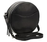 VISCONTI Small Leather Ava Moon Bag S43 Black