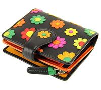 VISCONTI Sunshine Cash & Coin Applique Purse Gift Boxed from The Daisy Collection