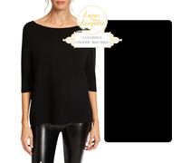 Viscool Pullover by Wolford Large Black Elegant Shirt Airy Light