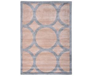 Viscose Area Rug 160 x 230 cm Beige and Grey MALAN