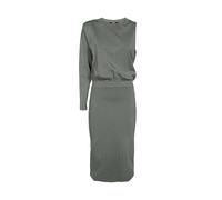 Viscose blend dress - female - Karl Lagerfeld - Midi Dresses - Green - L - Dresses L