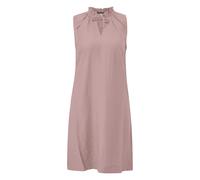 Viscose Blend Dress with Neck Tie Women QS Violet 32