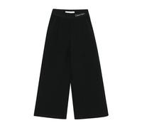 Viscose Blend Knit Trousers - female - Calvin Klein Jeans - Trousers - Black - 10 Y - Kids 10 Y
