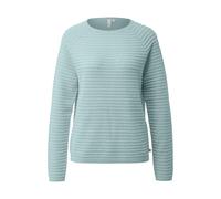 Viscose Blend Structured Pattern Top for Women QS Turquoise L