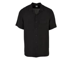 Viscose camping shirt Urban Classics Noir S