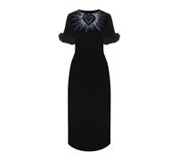Viscose Cocktail Dress - female - Fendi - Midi Dresses - Black - XS - Dresses XS