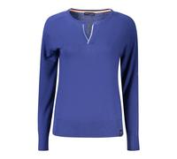 Viscose-cotton V-neck Jumper - female - North Sails - V-neck Knitwear - Blue - M - Knitwear M