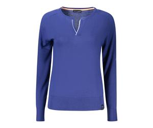 Viscose-cotton V-neck Jumper - female - North Sails - V-neck Knitwear - Blue - M - Knitwear M