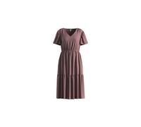 Viscose Dress with All-Over Print for Women QS Violet 42