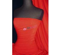 Viscose Rayon Lycra Jersey Fabric | Soft & Stretchy Ringspun Dressmaking Material | 150 cm Wide | Sold by The Metre | 50+ Colours in Stock | by Tia Knight (Tomato Red, Q300 TRD)