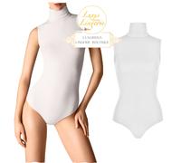 Viscose String Body by Wolford Large White High Neck