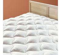 ViscoSoft Copper Mattress Topper Pad Queen - Soft Overstuffed Premium Cloud-Like Support - Quilted Fiberfilled Mattress Topper with Deep 18" Pocket for Secured Fit