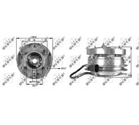 Viscous fan clutch for vehicles with fan (fluid friction coupling) Electronic