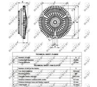 NRF 49530 Fan clutch