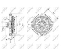 NRF 49567 Fan clutch