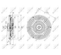 NRF 49575 Fan clutch
