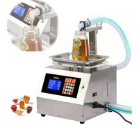 Viscous liquid Bottle filler,Honey Bottle Filling Machine,Peanut Butter Liquid Paste Liquid Filler Machine,for Juice Cosmetic Oil Tahini Glue Viscous Cream(S)