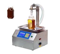 Viscous Liquid Filling Machine Honey Filling Machine | 3-in-1 Weighing Pricing Timing Modes, No-Drip Duckbill Valve Bottle Packing Machine for Paste (7L/min)