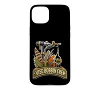 VISE BOBBIN CREW Fly Tying Bench Angler Workshop Case for iPhone 15 Plus