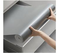 Viseeko Drawer and Shelf Liners for Kitchen Cupboards, 45 cm x 600 cm Non-Slip Waterproof Kitchen Drawer Liner, Easy Cut Non Adhesive Mats for Countertops, Vanity Units, Under Sink, Grey