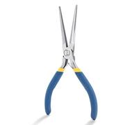 VISEMAN 6" Mini Needle Nose Pliers with Comfort Grip Handles, Long Nose Pliers for Handmade Craft, Straight