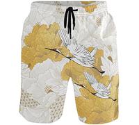 visesunny Fashion Funny Style Men's Beach Shorts Swim Trunks Quick Dry Casual Polyester Swim Shorts with Pockets S-XXL, Multi31, Large
